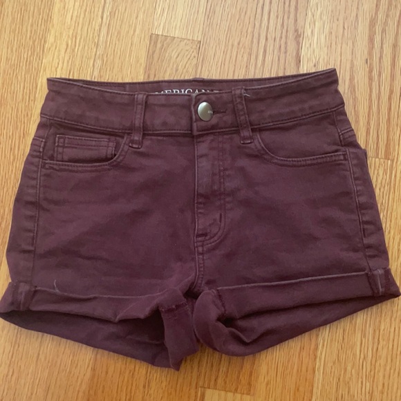American Eagle ‘Hi-Rise Shortie’ Shorts - Picture 1 of 4